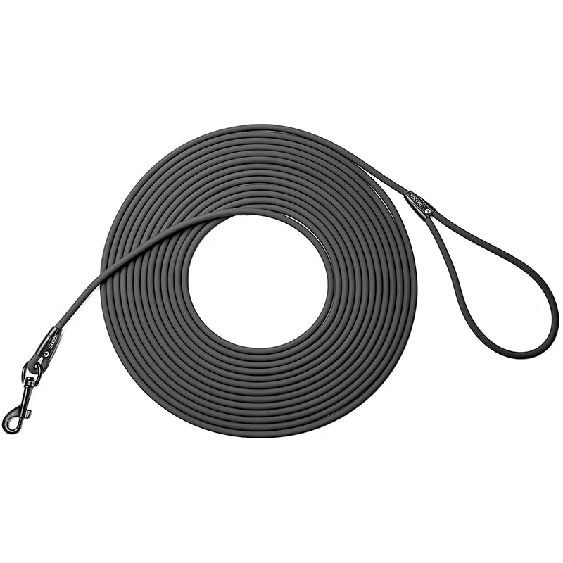 Wasserfeste Lange Hundeleine aus PVC – Strapazierfähige Leine für Rückruftraining, Strand, Garten, Spaziergänge und Freizeit