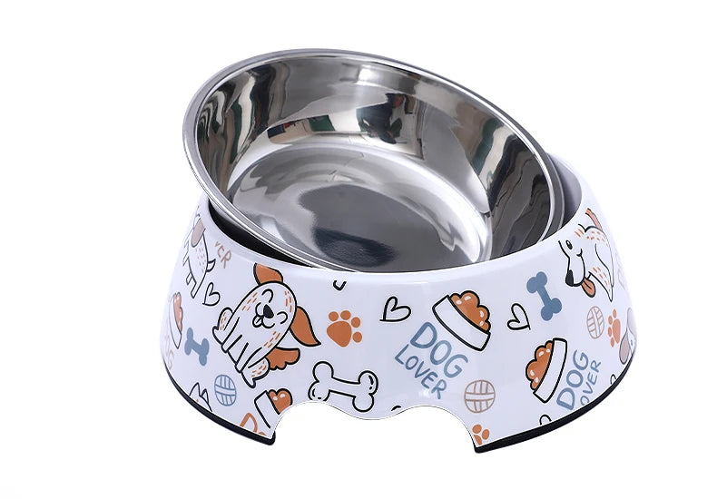 Futter- und Wassernapf aus Edelstahl – Praktischer Haustiernapf für Katzen, Kätzchen, Hunde & Welpen