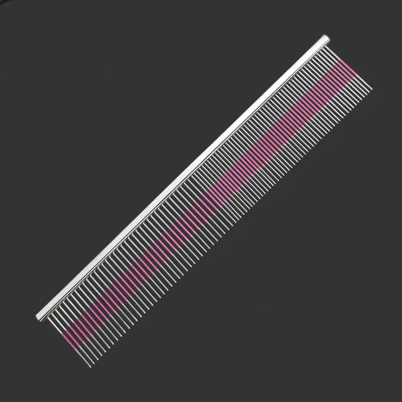 Professioneller Fellpflegekamm für Haustiere – Hochwertig Lackierte Pflegebürste für Hunde & Katzen