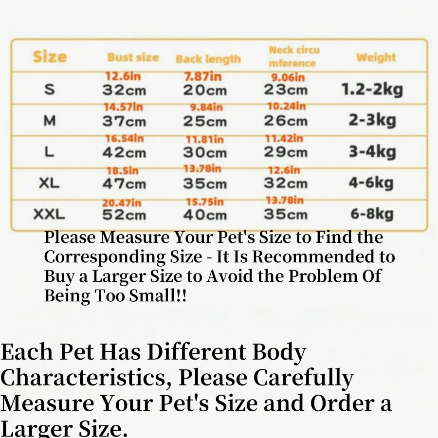 Kuscheliger Fleece-Hundepullover – Warme Pulloverweste für Kleine & Mittelgroße Hunde & Katzen