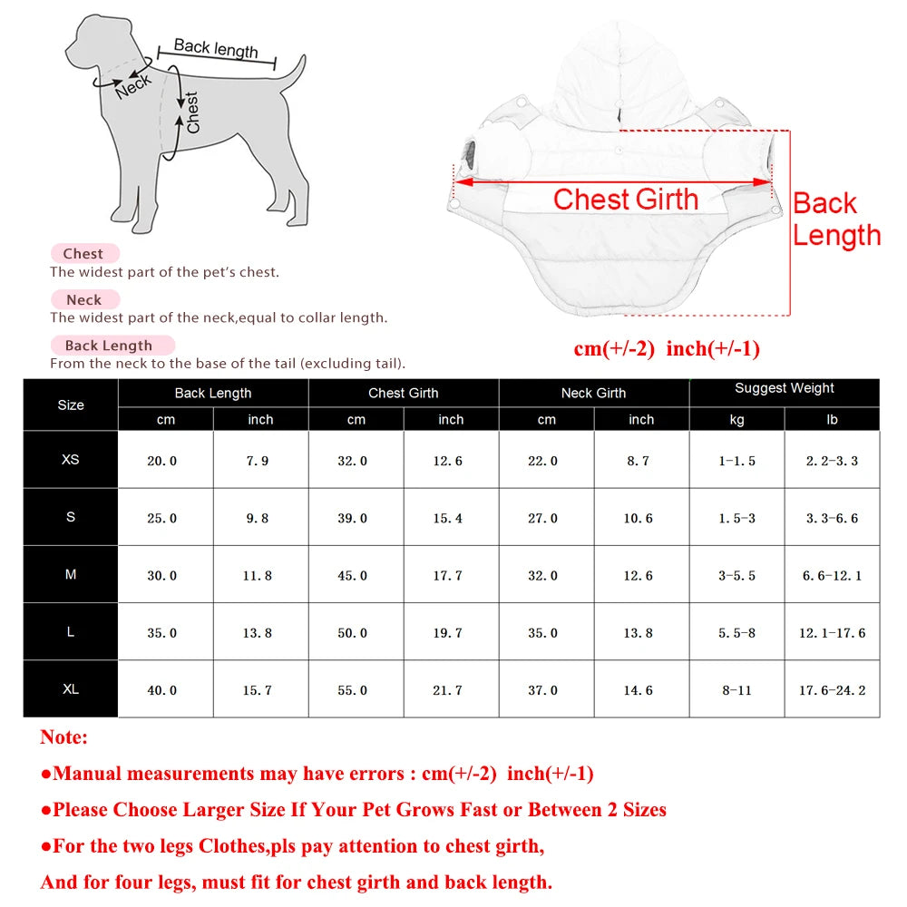 Warmer Fleece-Hoodie für Haustiere – Winddichte Winterjacke für Kleine & Mittelgroße Hunde & Katzen