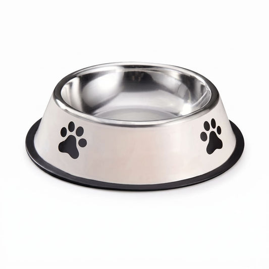 Futter- und Wassernapf aus Edelstahl – Praktische Futterstation mit Vorratsbehälter für Kleine und Große Hunde sowie Katzen