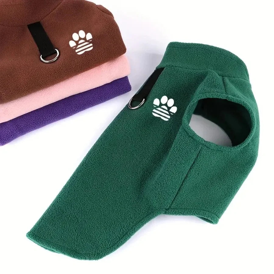Kuscheliger Fleece-Hundepullover – Warme Pulloverweste für Kleine & Mittelgroße Hunde & Katzen