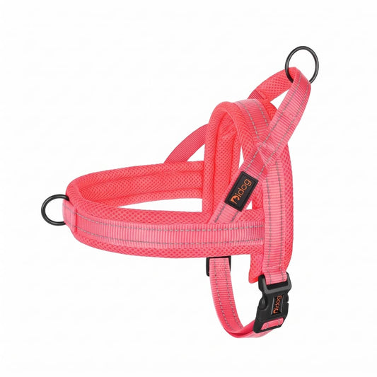 Zugkontroll-Hundegeschirr aus Nylon – Atmungsaktives Gepolstertes Reflexgeschirr für Kleine, Mittelgroße und Große Hunde