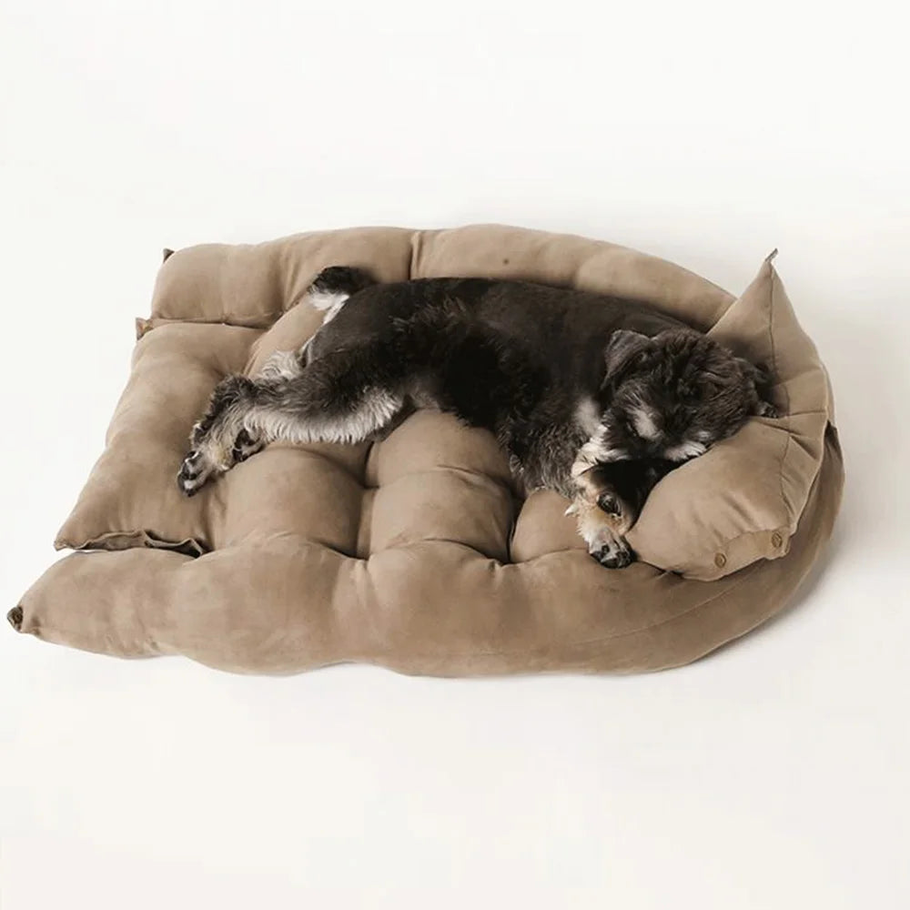 Warmes Winter Hundesofa & Haustier Schlafbett – Weiche Gemütliche Kennel-Matte und Welpenmatratze für Kleine Große Hunde & Katzen