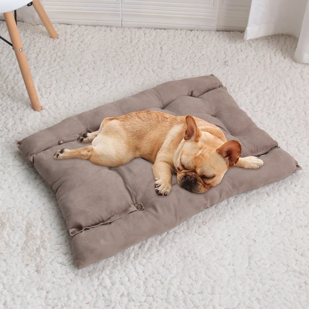 Warmes Winter Hundesofa & Haustier Schlafbett – Weiche Gemütliche Kennel-Matte und Welpenmatratze für Kleine Große Hunde & Katzen