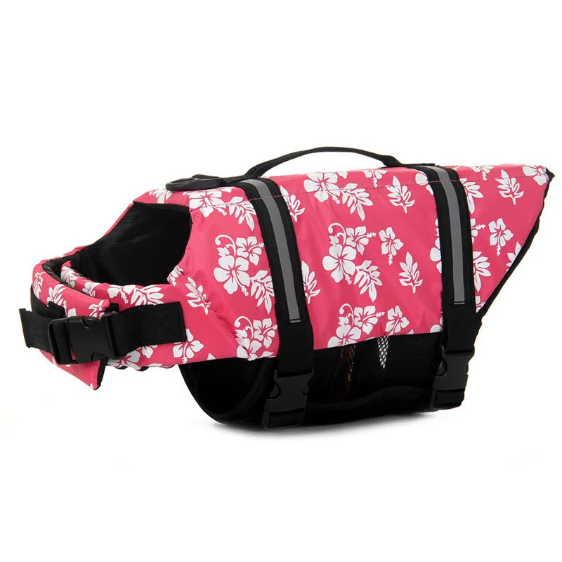 Reflektierende Hunde-Schwimmweste – Sommer-Schwimmjacke für Kleine, Mittelgroße & Große Hunde