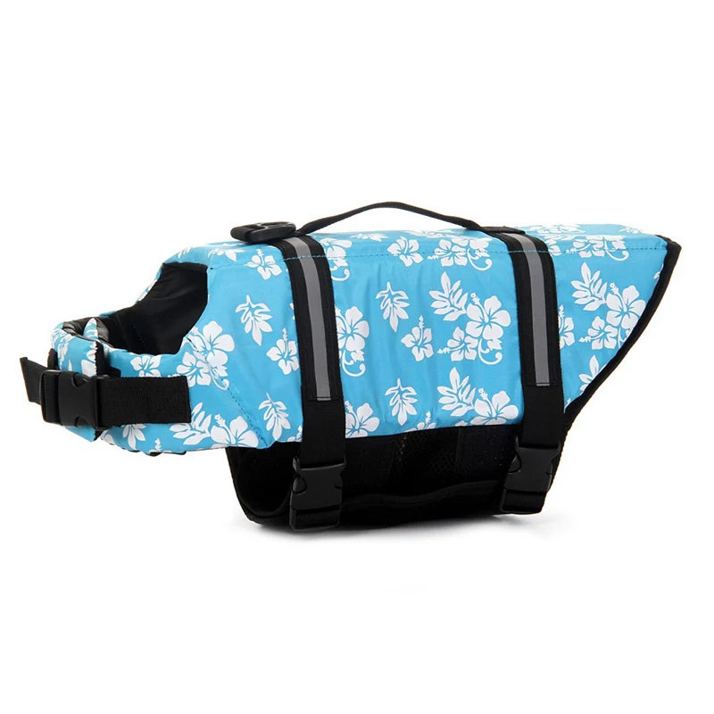 Reflektierende Hunde-Schwimmweste – Sommer-Schwimmjacke für Kleine, Mittelgroße & Große Hunde