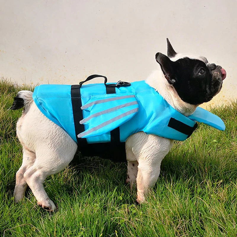 Reflektierende Hunde-Schwimmweste mit Flügeln – Sommer-Badeweste für Wasserabenteuer