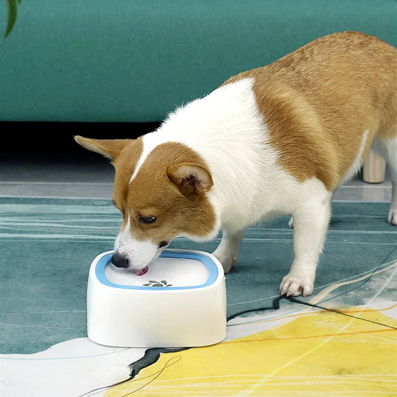 Schwimmender Wassernapf für Haustiere – Spritzreduzierender Tragbarer Trinknapf für Hunde & Katzen