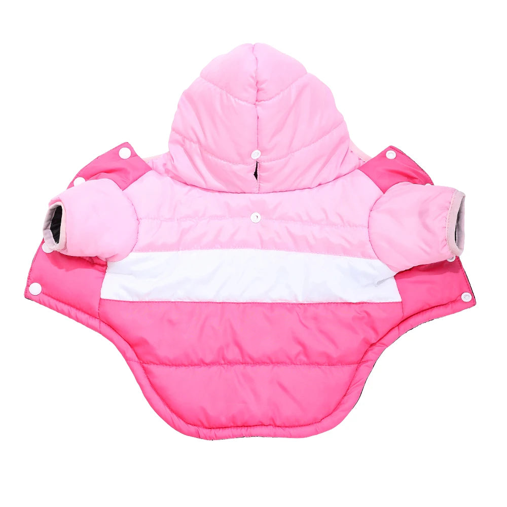 Warmer Fleece-Hoodie für Haustiere – Winddichte Winterjacke für Kleine & Mittelgroße Hunde & Katzen