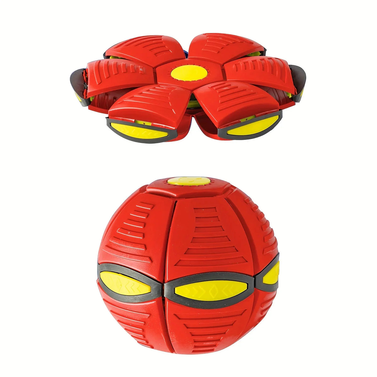 Fliegende Untertasse & Hüpfball Hundespielzeug – Robustes Elastisches Apportier- & Bewegungsspielzeug für Outdoor-Aktivitäten und Training