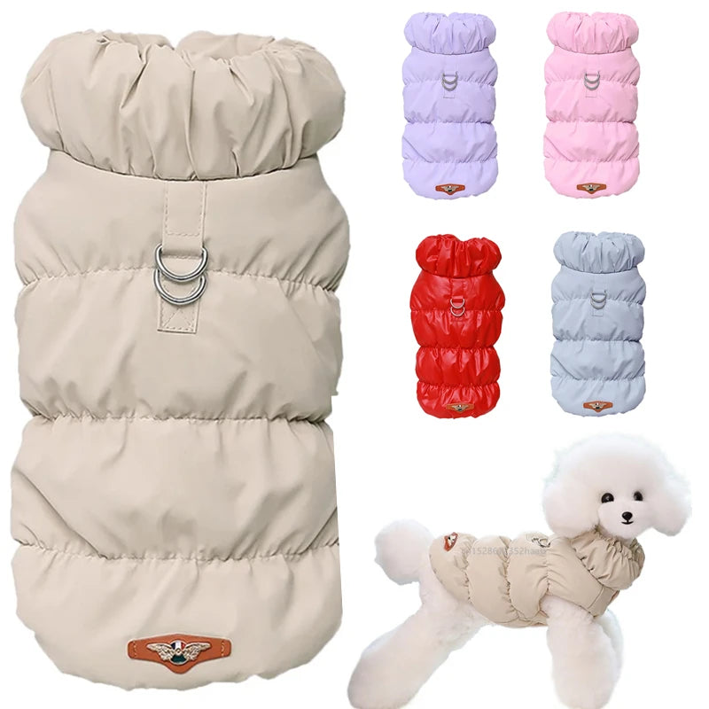 Weicher Gefütterter Hundemantel – Warme Winterweste für Kleine & Mittelgroße Hunde