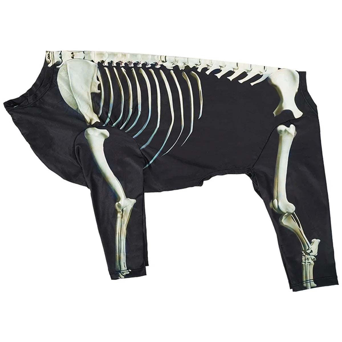Skelett-Halloween-Kostüm für Hunde – Cooles Verwandlungs-Outfit für Große Hunde