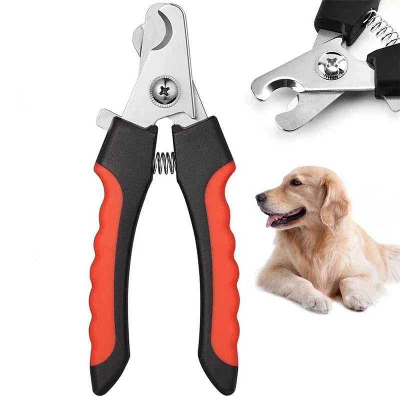Professionelle Krallenschere mit Schutzbegrenzung – Edelstahl-Krallenschneider für Hunde & Katzen