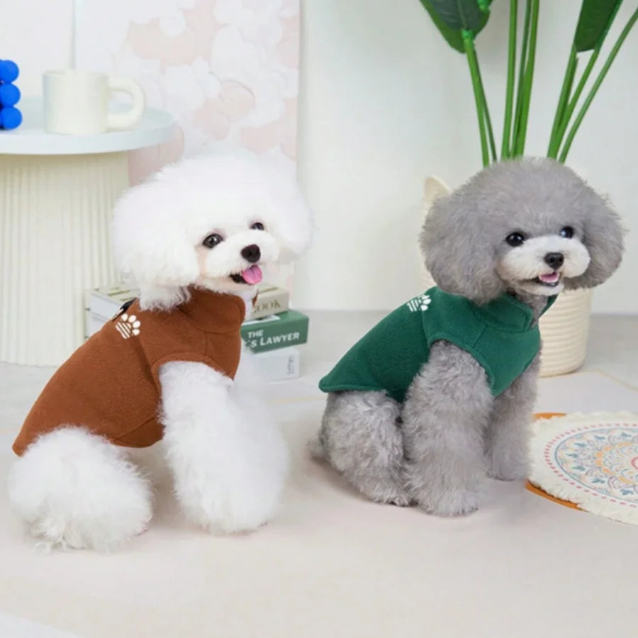 Kuscheliger Fleece-Hundepullover – Warme Pulloverweste für Kleine & Mittelgroße Hunde & Katzen