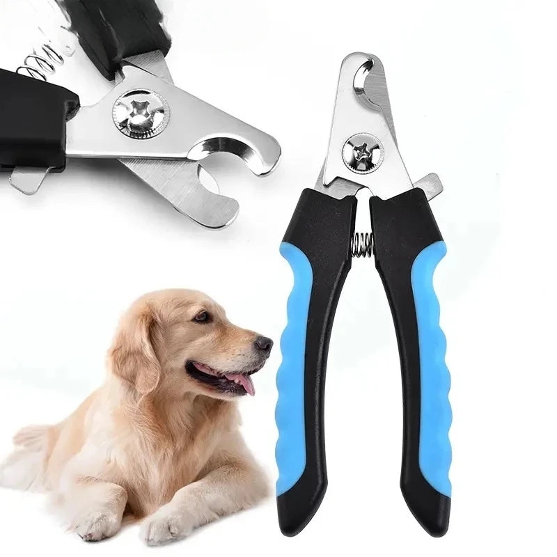Professionelle Krallenschere mit Schutzbegrenzung – Edelstahl-Krallenschneider für Hunde & Katzen
