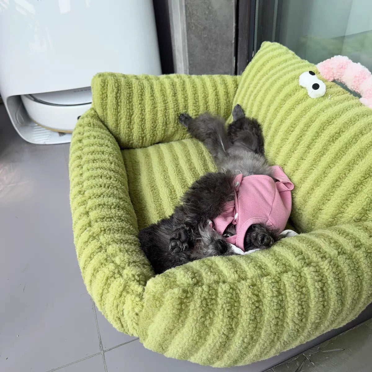 Warmes Winter Welpen-Sofabett & Gemütliches Haustierbett – Weiches Gepolstertes Katzennest und Schlafmatte für Welpen, Kleine Hunde & Katzen