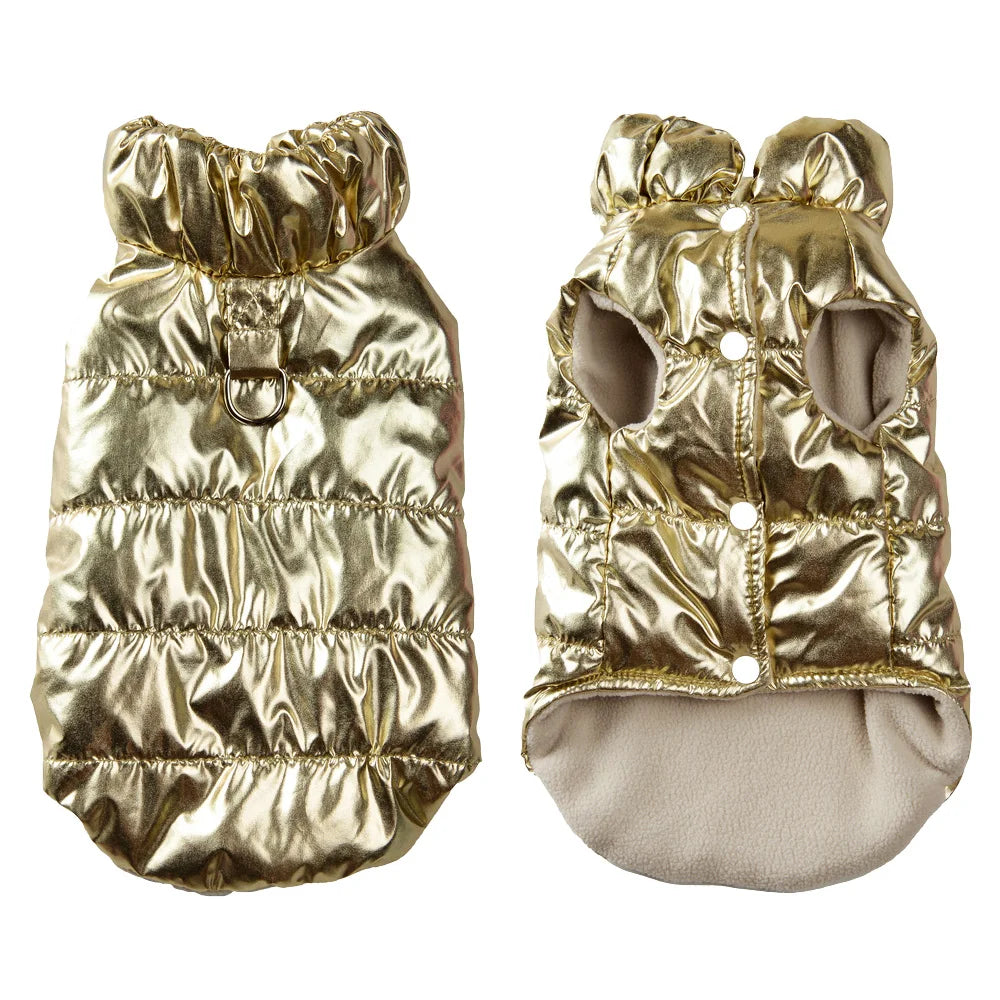Wasserdichte Fleece-Hundejacke – Warmer Winddichter Wintermantel für Kleine & Mittelgroße Hunde, Chihuahuas & Möpse