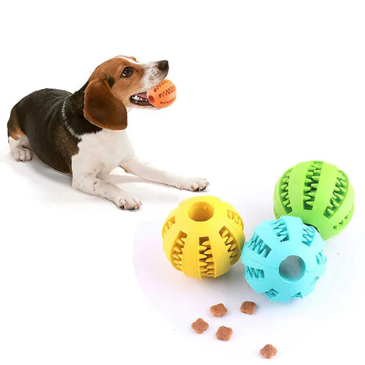 Bissfester Hunde-Leckerliball – Interaktives Kau- & Futterspielzeug
