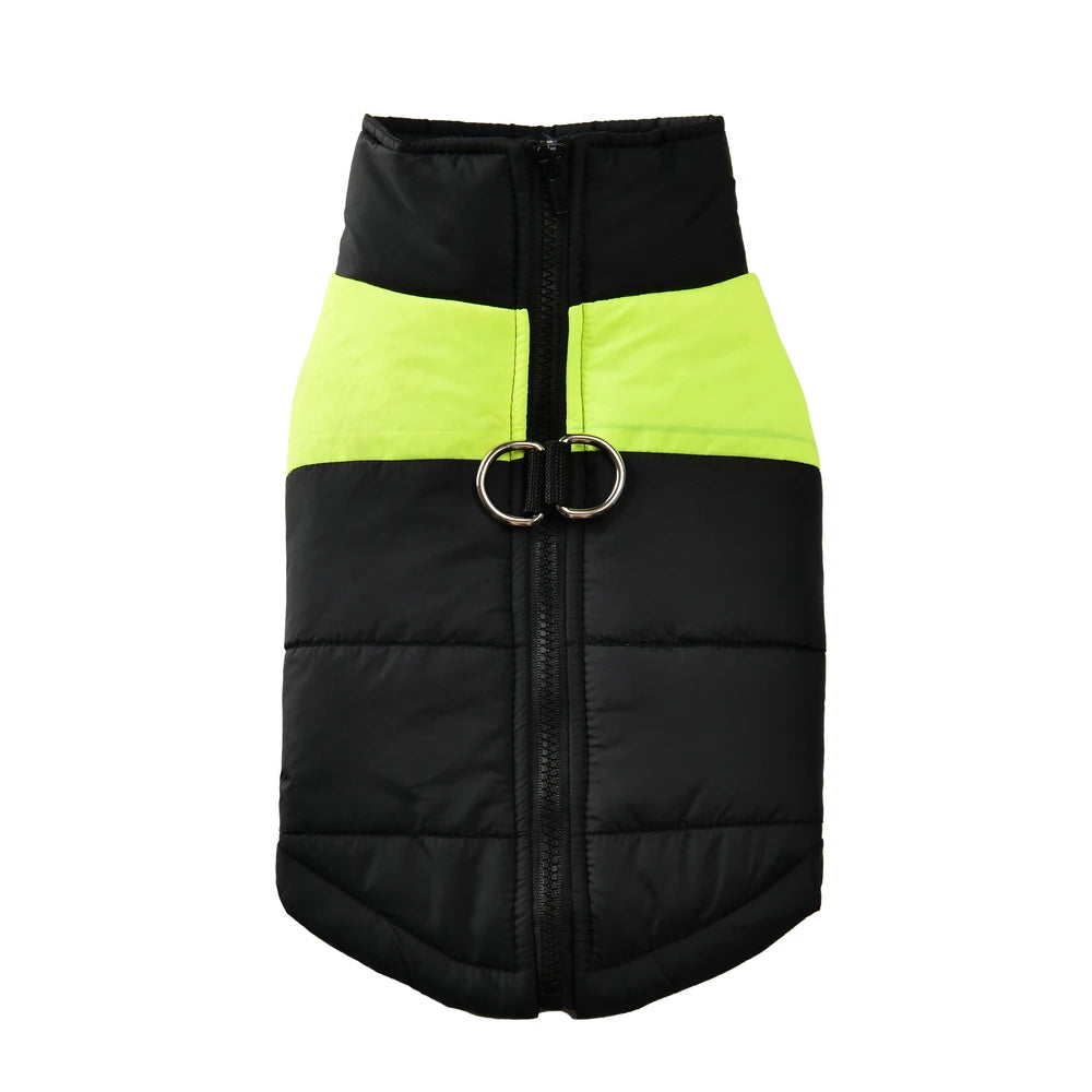 Warme Wasserdichte Winterjacke für Hunde – Winddichter Hundemantel mit D-Ring
