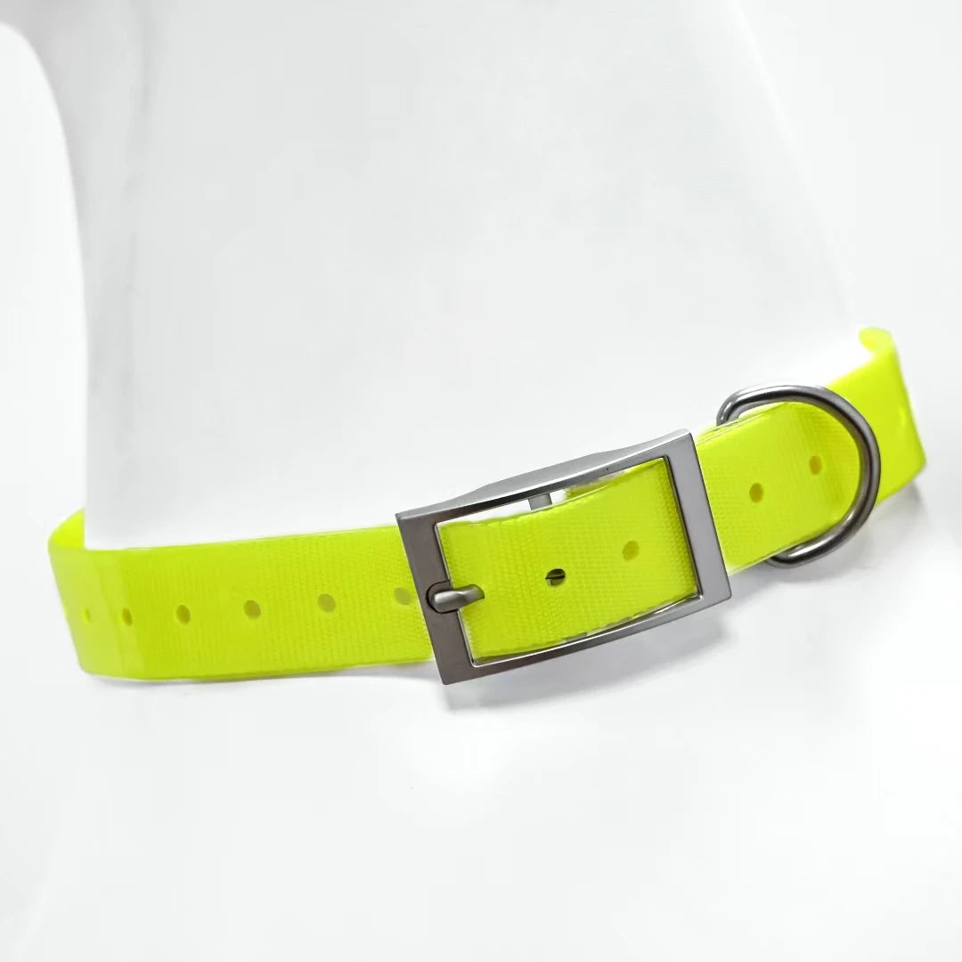 Wasserfestes Jagdhund-Halsband aus TPU – Verstellbares Robustes Pflegeleichtes Trainingshalsband für Große Hunde
