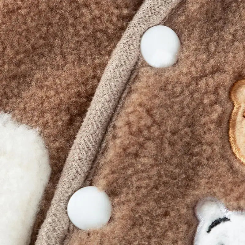 Süße Fleece-Weste für Haustiere – Warme Herbst- & Winterjacke für Kleine Hunde, Welpen & Katzen