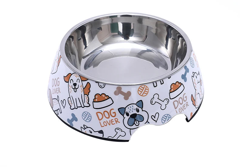 Futter- und Wassernapf aus Edelstahl – Praktischer Haustiernapf für Katzen, Kätzchen, Hunde & Welpen