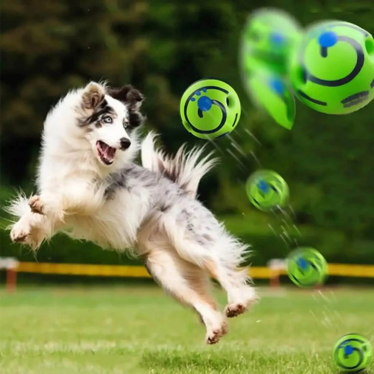 Lustiger Interaktiver Kicherball für Hunde – IQ-Trainingsspielzeug für Mentale Beschäftigung, Aktive Bewegung & Indoor-Outdoor-Spiel
