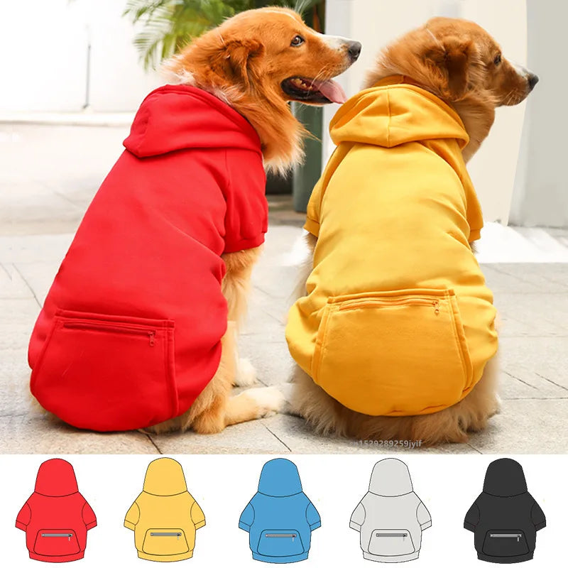Warmer Winter-Hoodie für Hunde – Gemütliche Sweatshirt-Jacke für Mittelgroße & Große Hunde