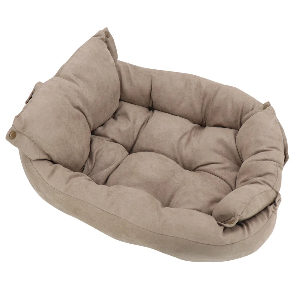 Warmes Winter Hundesofa & Haustier Schlafbett – Weiche Gemütliche Kennel-Matte und Welpenmatratze für Kleine Große Hunde & Katzen