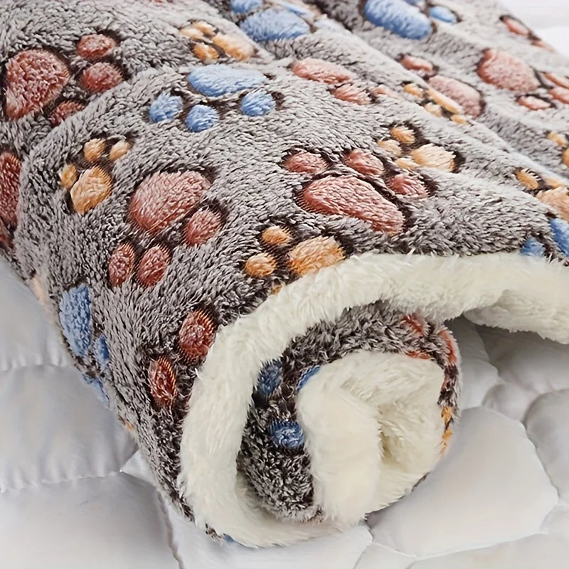 Dicke Weiche Flanell Haustierdecke & Warme Fleece Schlafmatte – Gemütliche Sofa-Matratzenauflage für Welpen, Kätzchen, Hunde & Katzen