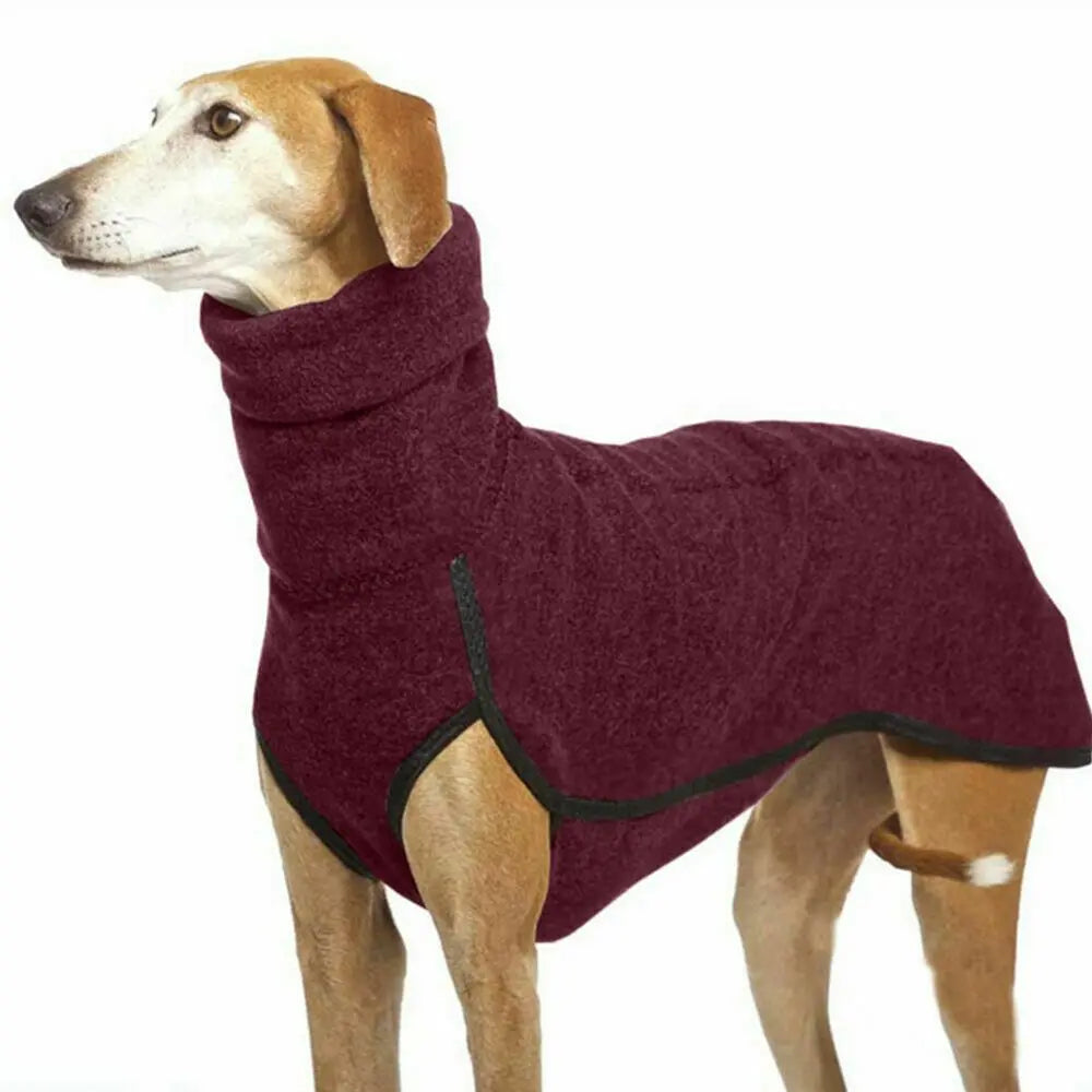 Hochkragen-Hundepullover für den Winter – Warmer Strickpullover für Mittelgroße & Große Hunde, Deutsche Dogge, Greyhound & Pitbull
