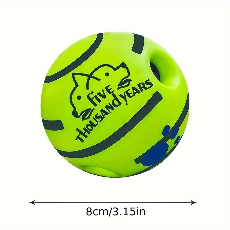 Lustiger Interaktiver Kicherball für Hunde – IQ-Trainingsspielzeug für Mentale Beschäftigung, Aktive Bewegung & Indoor-Outdoor-Spiel