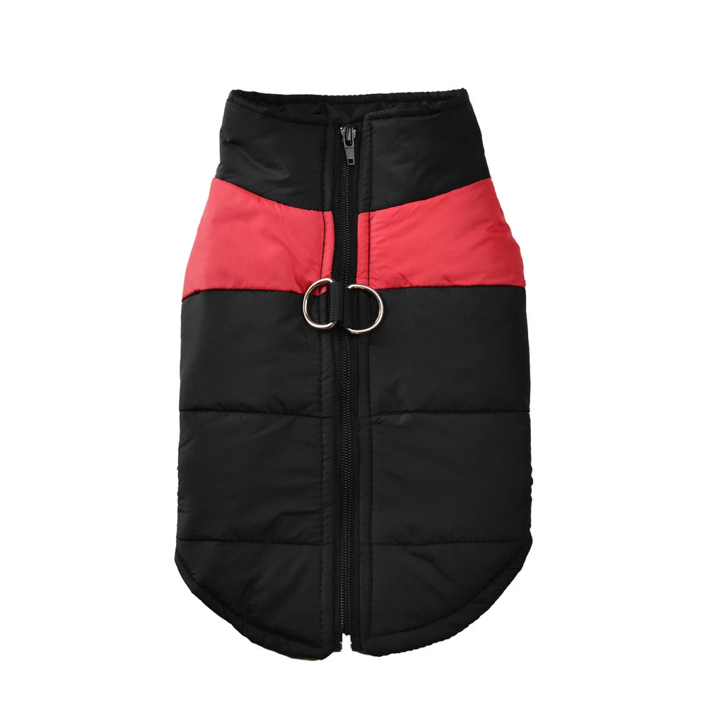 Warme Wasserdichte Winterjacke für Hunde – Winddichter Hundemantel mit D-Ring