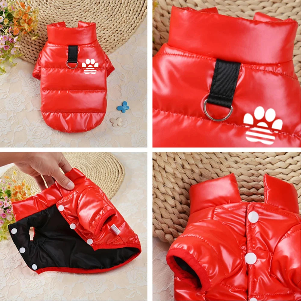 Wasserdichte Winterjacke für Hunde – Warmer Welpenmantel für Kleine Hunde & Chihuahuas