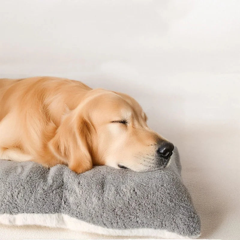 Extra Großes Plüsch Hundebett Sofa – Verdickte Superweiche Polyester Haustiermatratze & Hundebox Schlafmatte für Kleine Mittlere Große Hunde