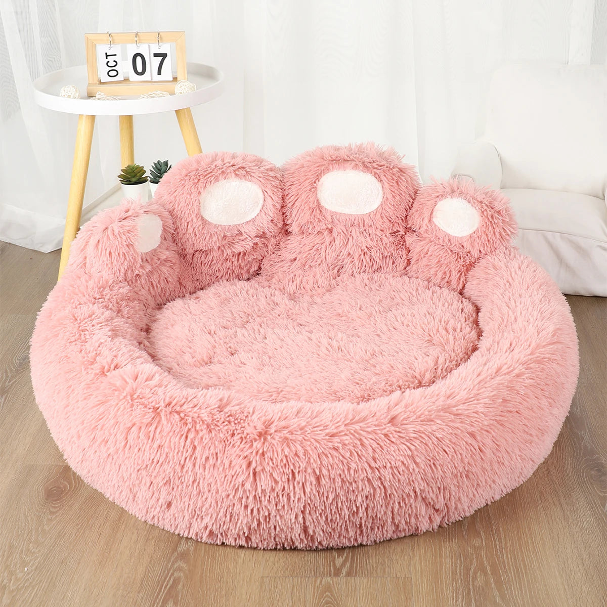Flauschiges Warmes Winter Hundebett & Haustier Sofa-Korb – Weiche Gemütliche Schlafmatte für Kleine Mittlere Große Hunde, Welpen & Katzen
