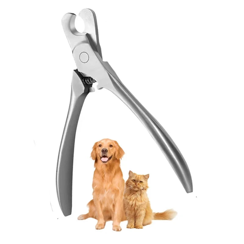 Professionelle Krallenschere aus Edelstahl – Scharfer Krallenschneider mit Nagelfeile für Hunde & Katzen