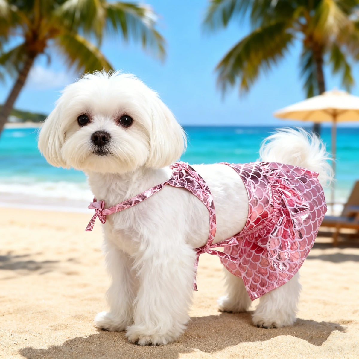 Sommer-Bikini für Kleine Hunde – Süße & Bequeme Leichte Hunde-Strandbekleidung