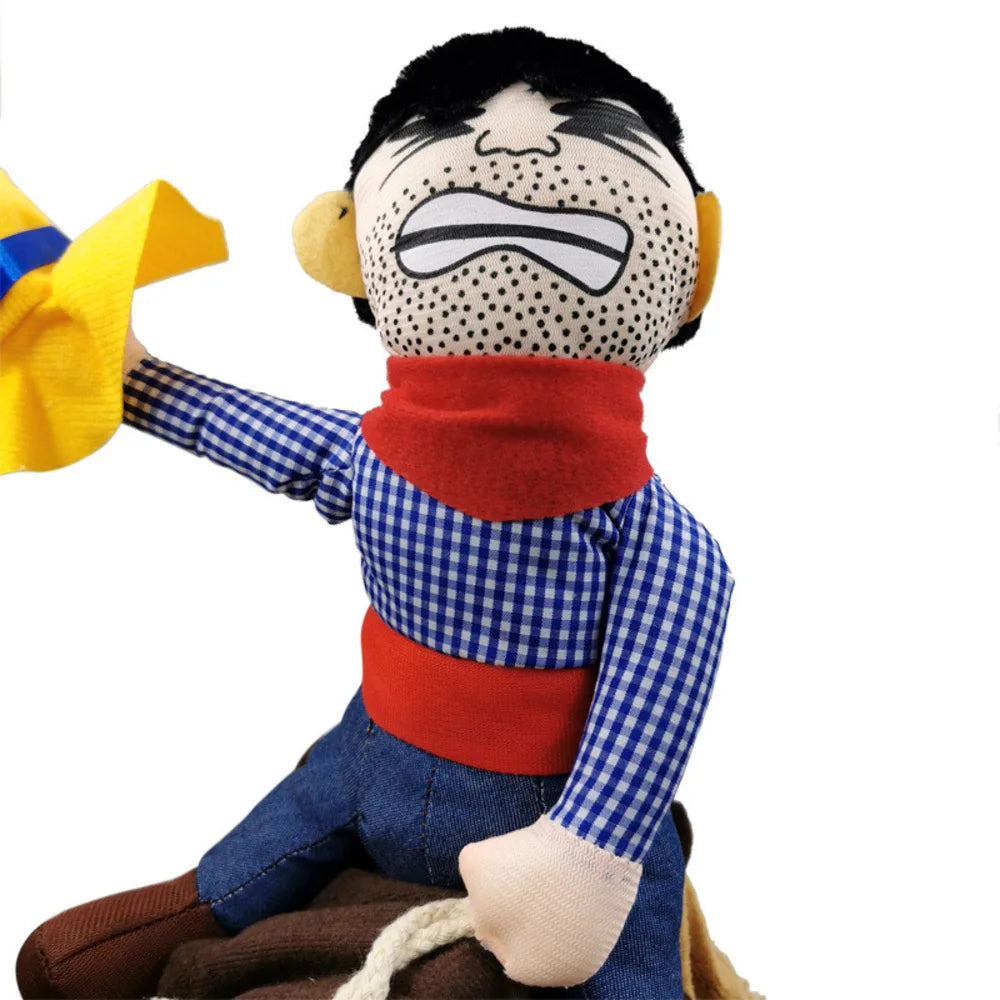 Lustiges Cowboy-Kostüm für Haustiere – Weihnachts- & Halloween-Cosplay-Partyoutfit für Hunde, Welpen & Katzen