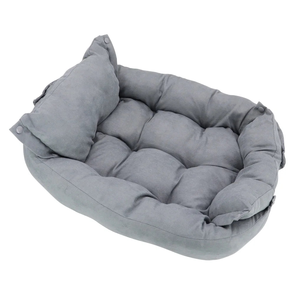 Warmes Winter Hundesofa & Haustier Schlafbett – Weiche Gemütliche Kennel-Matte und Welpenmatratze für Kleine Große Hunde & Katzen