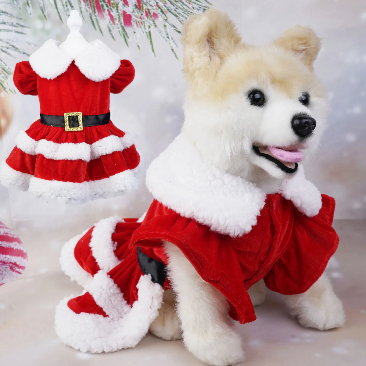 Weihnachtsrock für Haustiere – Festliches Outfit für Hunde & Katzen
