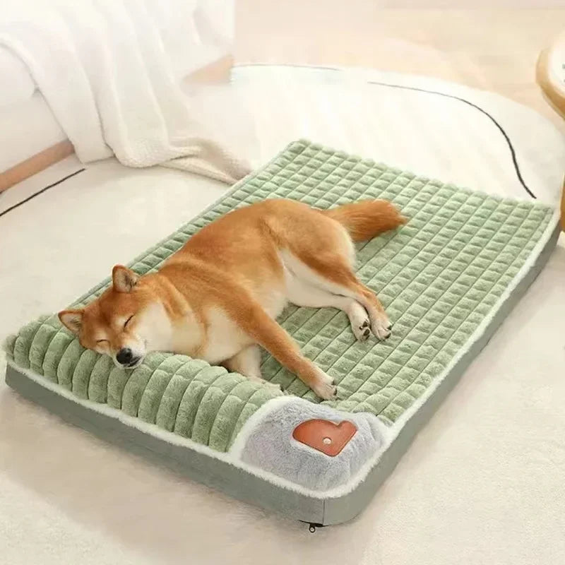 Orthopädisches Memory-Foam Hundebett mit Abnehmbarem Waschbarem Bezug – Weiches Winter Haustierkissen für Kleine Mittlere Große Hunde & Katzen