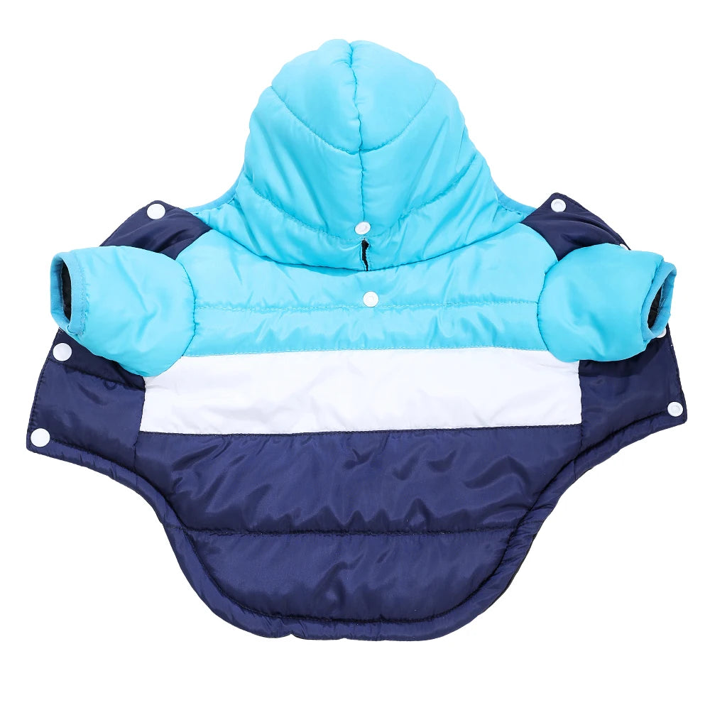 Warmer Fleece-Hoodie für Haustiere – Winddichte Winterjacke für Kleine & Mittelgroße Hunde & Katzen