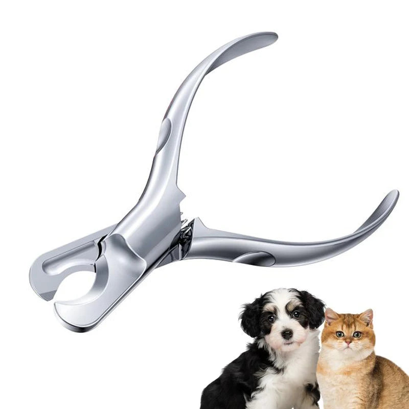 Einteilige Krallenschere aus Edelstahl – Kompakte Krallenzange für Katzen & Kleine Hunde