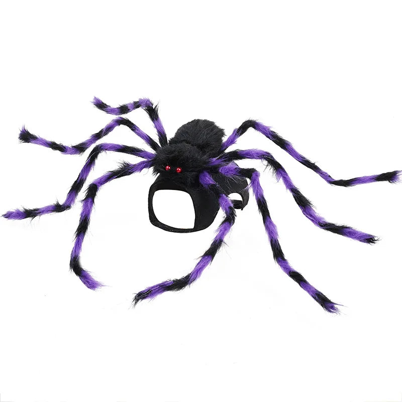 Lustiges Spinnenkostüm für Haustiere – Halloween-Cosplay-Outfit für Kleine & Mittelgroße Hunde & Katzen