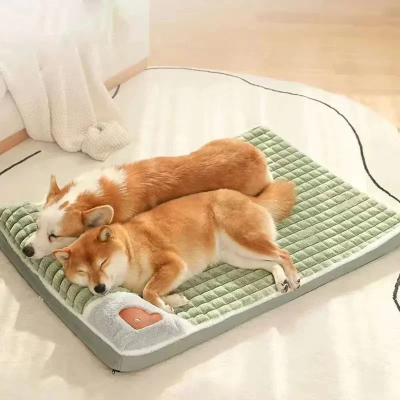 Orthopädisches Memory-Foam Hundebett mit Abnehmbarem Waschbarem Bezug – Weiches Winter Haustierkissen für Kleine Mittlere Große Hunde & Katzen