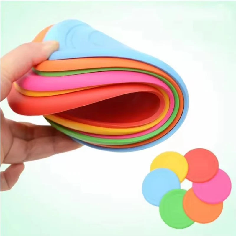 Weiche Gummi-Hundefrisbee – Robuste Wurfscheibe für Apportieren & Training