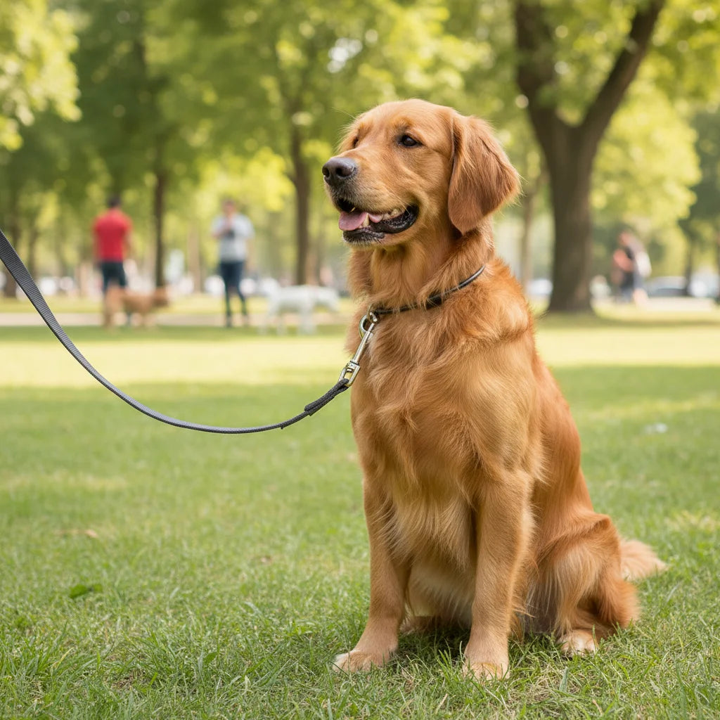 P-Seil-Hundehalsband mit Ummanteltem Stahldraht – Robustes Trainings- & Spazierhalsband für Mittelgroße und Große Hunde